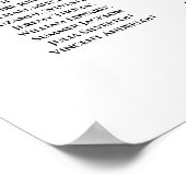 15 Tabelle Elegante blaue Rose Hochzeitstabelle Poster (Ecke)