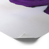 15 Tabelle Royal Lila Rose Hochzeitssitzkarte Poster (Ecke)