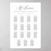 15 Tabellen - Begrüßungsdiagramm Poster (Vorne)