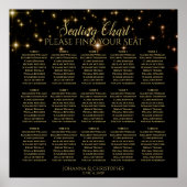 15 Tischschimmernde Glitzern Hochsitzdiagramm Poster (Vorne)