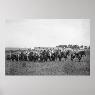 15. U.S. Cavalry Band, Anfang des 20. Jahrhunderts Poster