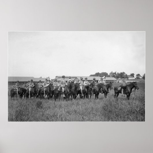 15. U.S. Cavalry Band, Anfang des 20. Jahrhunderts Poster (Vorne)