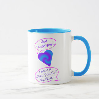 15 Unze-Gott-Tasse, blaue Ordnung Tasse