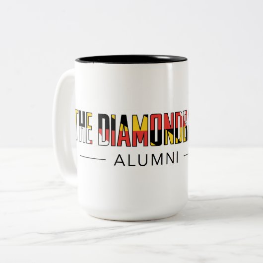 15 Unze-Schale mit DBK Schüler-Logo Zweifarbige Tasse (Vorderseite Links)