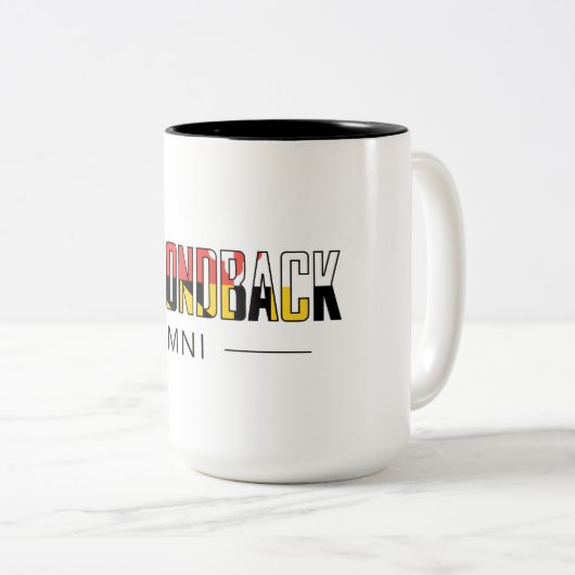 15 Unze-Schale mit DBK Schüler-Logo Zweifarbige Tasse (VorderseiteRechts)