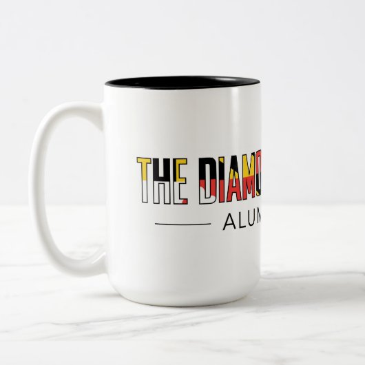 15 Unze-Schale mit DBK Schüler-Logo Zweifarbige Tasse (Links)