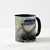 15 Unze-Tasse Grün-Kappe Tasse (VorderseiteRechts)