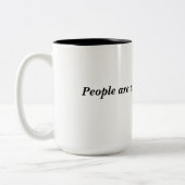 15-Unze-Tasse mit einzigartigem Zitat Zweifarbige Tasse (Links)