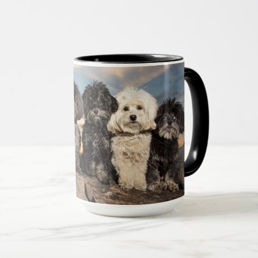 15 Unze-Tasse - PBJ Satz Tasse (VorderseiteRechts)