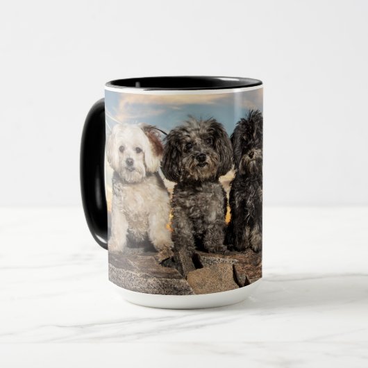 15 Unze-Tasse - PBJ Satz Tasse (Vorderseite Links)