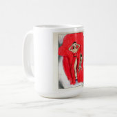 15 Unzen Kaffee Tasse mit Mademoiselle und Cat (Vorderseite Links)