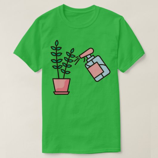 15 Verkauf von Pflanze zum Spritzen T-Shirt (Design vorne)