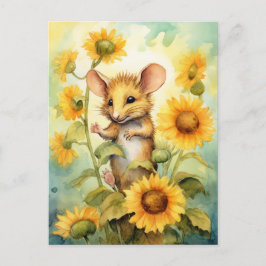 15 von 17 Sonnenblumengarten Miceville Postkarte