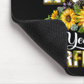 15 Year Old November 2010 Sunflower 15th Birthday  Mousepad (Ecke)