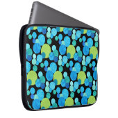 15 Zoll Laptop-Sieb, blaues Mondmuster Laptopschutzhülle (Vorne Rechts)