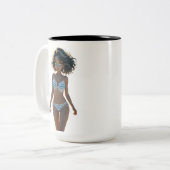 15A Dollz von: Svace - Serie 01 Zweifarbige Tasse (Vorderseite Links)