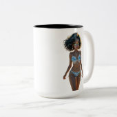 15A Dollz von: Svace - Serie 01 Zweifarbige Tasse (VorderseiteRechts)