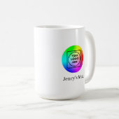 15oz benutzerdefinierte Logo-Mitarbeiter-Werbebech Kaffeetasse (VorderseiteRechts)