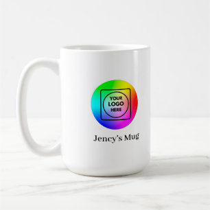 15oz benutzerdefinierte Logo-Mitarbeiter-Werbebech Kaffeetasse