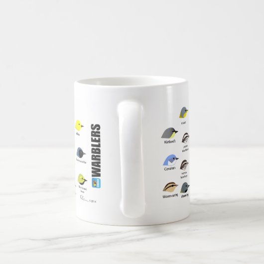 15oz BirdFace Trällerer-Tasse Kaffeetasse (Henkel)