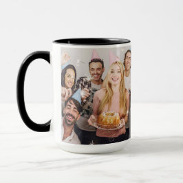 15oz Birthday Group Custom Foto Tasse by Zazz_it