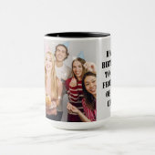 15oz Birthday Group Custom Foto Tasse by Zazz_it (Zentrum)