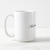 15oz Classic Mug with Custom Name Touch Kaffeetasse (Links)