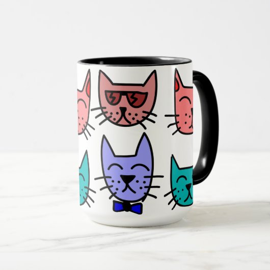 15oz Combo Custom Kitty Tasse von Zazz_it (VorderseiteRechts)