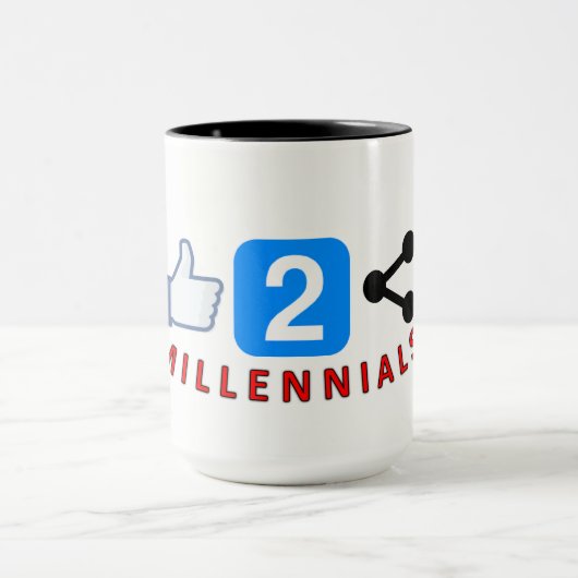 15oz Combo-Tasse wie 2 Share Tasse (Zentrum)