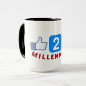 15oz Combo-Tasse wie 2 Share Tasse (Vorderseite Links)