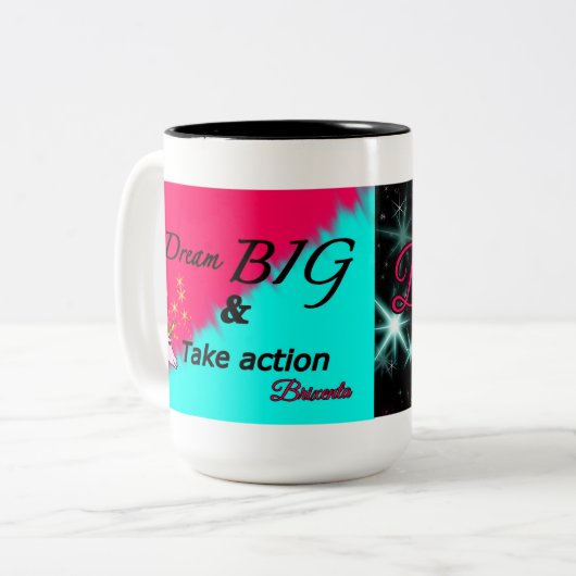 15oz Einhorn Tasse Traum groß (Vorderseite Links)