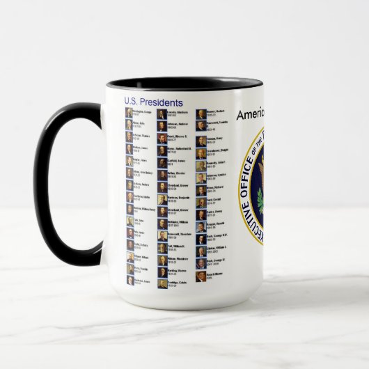 15oz kundenspezifische Präsidenten Coffee Mug By Tasse (Links)