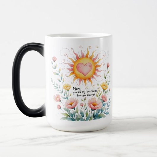 15oz Magic Morphing Tasse | Heat Reveal Geschenk (Links)