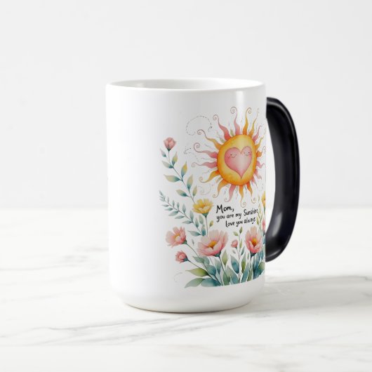 15oz Magic Morphing Tasse | Heat Reveal Geschenk (VorderseiteRechts)