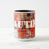 15oz Mosaik Custom Art Coffee Tasse von Zazz_it (Zentrum)