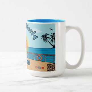 15oz Sea the World mit Chris Coffee Tasse Blue 2