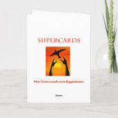 15th Anniversary card for husband with a Red Karte (Rückseite)