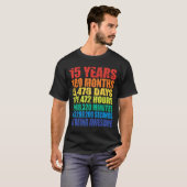 15th Birthday, Boys &amp; Girls, Cool 15 Years Of  T-Shirt (Vorne ganz)