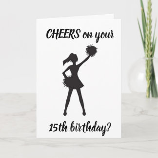 **15th BIRTHDAY** CHEERS to YOU!!!! Karte