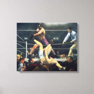 15x12 Vintag Art Sports Fight 1924 Leinwanddruck
