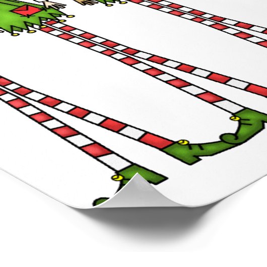 15x15 Elf Magic Weihnachtsgebäck Poster (Ecke)