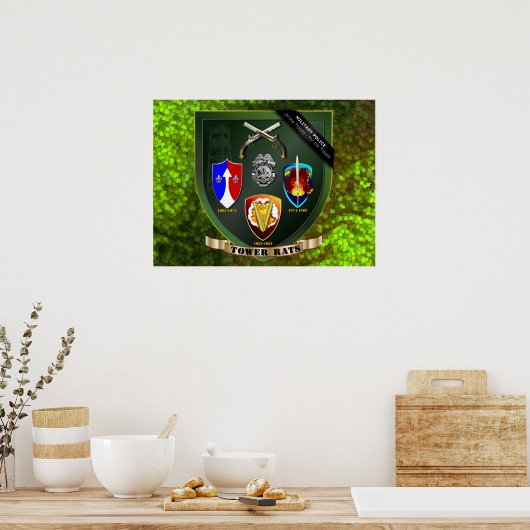 15x15 Gloss Canvas Print Poster (Küche)