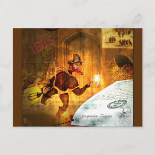 1605 - Das Schießpulver-Grundstück (Einzelheiten) Postkarte