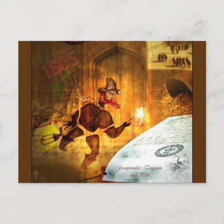 1605 - Das Schießpulver-Grundstück (Einzelheiten) Postkarte