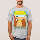 1606 Sitzplatz am Erntedank, Cartoon T-Shirt (Vorderseite)