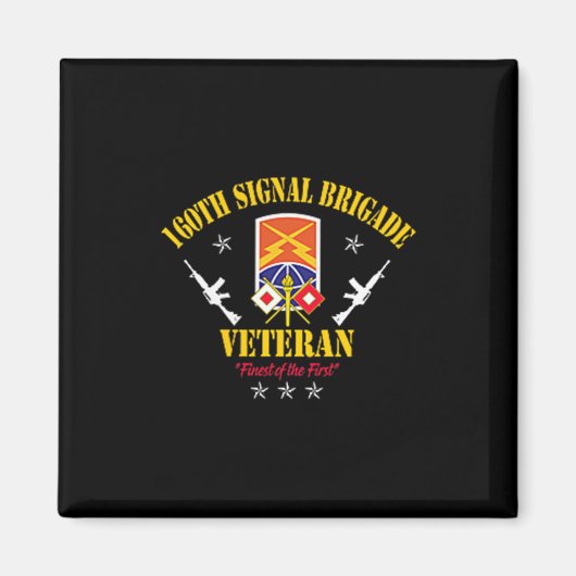 160. Signal Brigade Veteran Military Vintag Vete Magnet (Vorne)