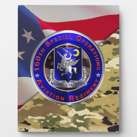 160. Special Operations Aviation NIGHT STALKERS Fotoplatte (Vorderseite)