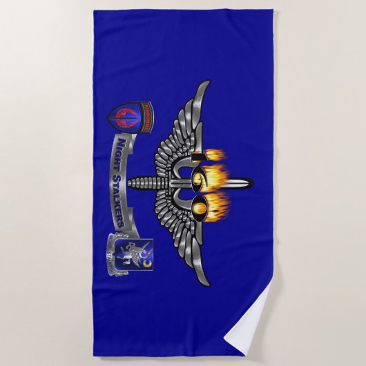 160. Special Operations Aviation NIGHT STALKERS Strandtuch (Vorderseite)