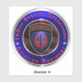 160. Special Operations Aviation Regiment "SOAR" Aufkleber (Blatt)