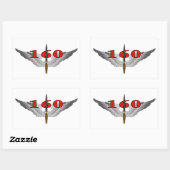 160. Special Operations Aviation Regiment (SOAR) Rechteckiger Aufkleber (Blatt)